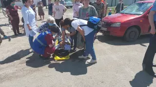 Видео ДТП с участием двух детей в ЗКО появилось в Сети