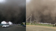 Пыльная буря ожидается в четырех областях Казахстана
