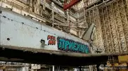 "Буран" на Байконуре разрисовали граффити