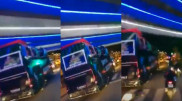 Футболист выпал из автобуса во время празднования выхода в первую лигу