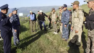 Как ищут пропавших в горах Туркестанской области туристов - полиция
