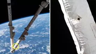 Космический мусор повредил часть МКС