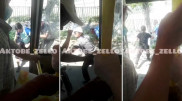 Драку возле автобуса сняли на видео в Актобе