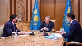 Назарбаев принял главу "КазМунайГаза"