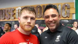 Де Ла Хойя и Канело "мило" пообщались в соцсетях