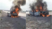 Тела двух пассажиров авто нашли после пожара на трассе Алматы-Хоргос