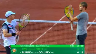Бублик и Голубев вышли в полуфинал "Ролан Гаррос" в парном разряде