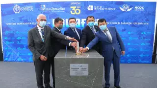 Мамин дал старт строительству газоперерабатывающего завода на Кашагане