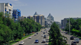 Вид на проспект Аль-Фараби. Фото © Николай Колесников
