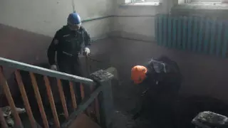 Потолок обрушился в общежитии в Усть-Каменогорске