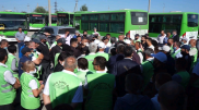 Водители автобусов вышли на забастовку в Семее