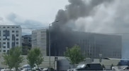 Пожар произошел в строящемся ЖК в Алматы