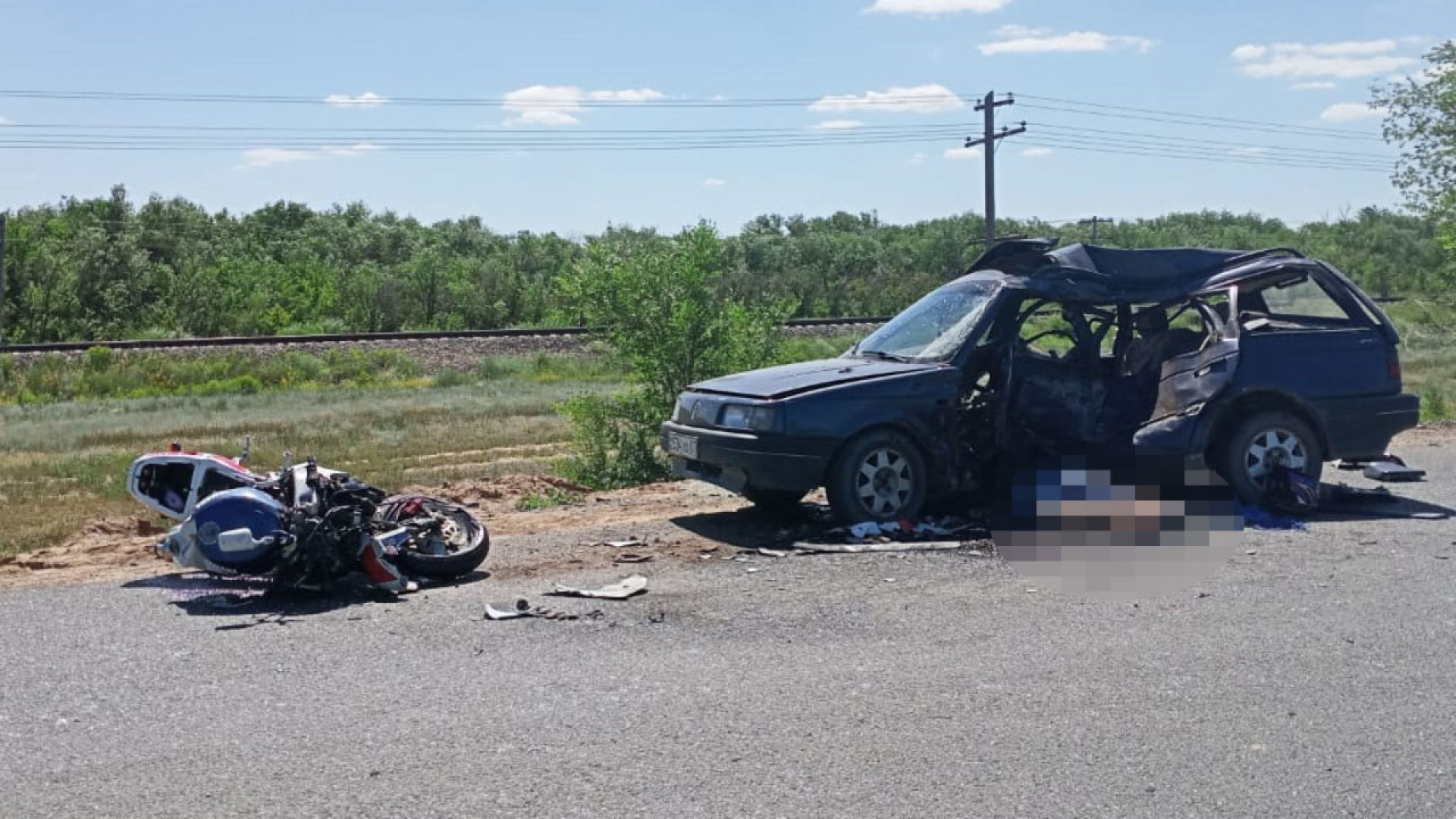 В Уральске водители мотоцикла и авто погибли в аварии: 18 июня 2021 17:07 -  новости на Tengrinews.kz