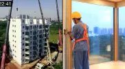 Строительство 10-этажного дома за сутки показали на видео в Китае