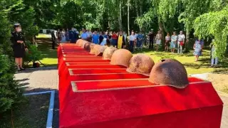 Останки погибшего в боях  казахстанского танкиста перезахоронили в России