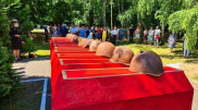 Останки погибшего в боях  казахстанского танкиста перезахоронили в России
