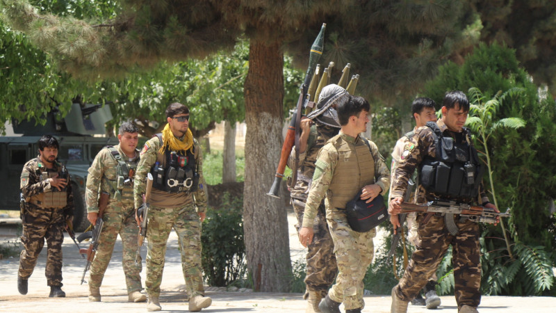 Военнослужащие сил безопасности Афганистана. © Reuters