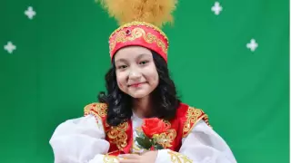 Юная казахстанка принимает участие в Colors of the Voice в США