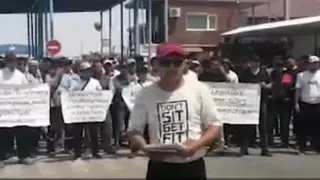 Работники нефтесервисной компании вышли на забастовку в Жанаозене