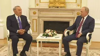 Началась встреча Назарбаева с Путиным
