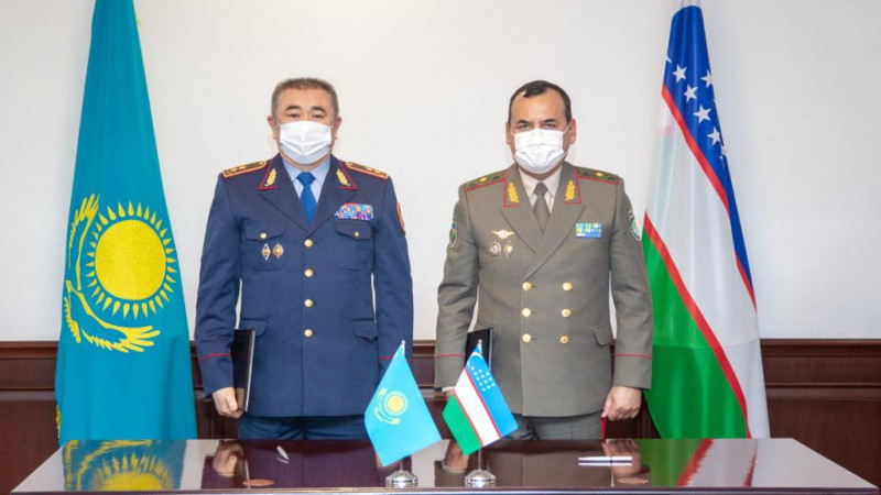 МВД подписало соглашение о сотрудничестве с Нацгвардией Узбекистана