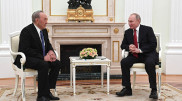"Не буду в очередь вставать". Разговор Назарбаева и Путина сняли на видео