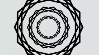 Новая оптическая иллюзия навязывает мозгу мерцание лучей