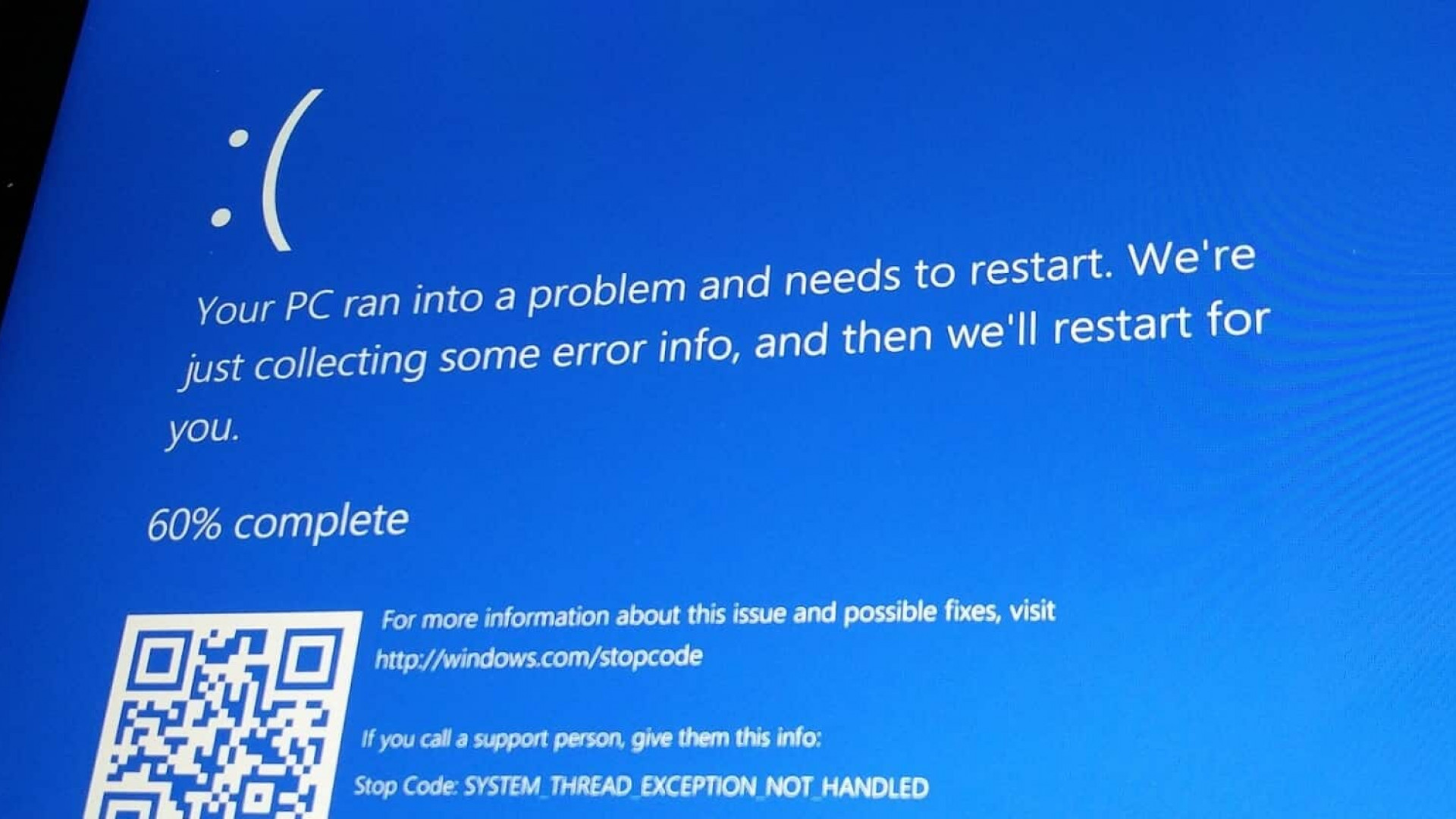 Проблема после обновления. Синий экран виндовс 10. Виндовс 10 BSOD. Синий экран смерти Windows 11. ПК экран смерти Windows 10.