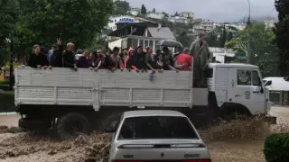 Ливни вызвали сель и потопы в Крыму