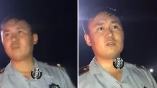 Желіде қапшағайлық дөрекі полицейдің видеосы талқыланып жатыр