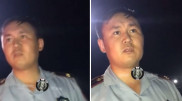 Желіде қапшағайлық дөрекі полицейдің видеосы талқыланып жатыр
