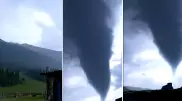 Видео смерча из Алматинской области напугало пользователей Сети