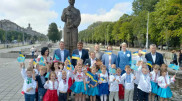 В бывшем Днепродзержинске чествовали Назарбаева