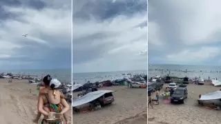 Толпы отдыхающих оккупировали пляжи Капшагая в жаркие выходные