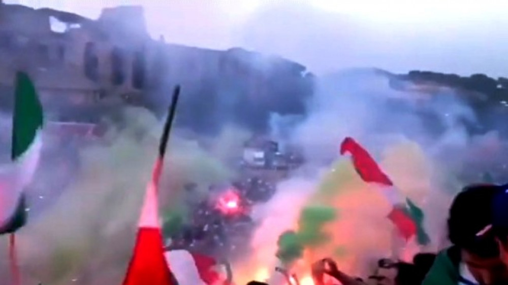 Болельщики устроили сумасшествие в Риме и Лондоне перед финалом Евро-2020
