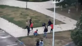 Массовую драку сняли на видео в Нур-Султане