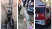 Спасение котенка попало на видео в Жезказгане и умилило пользователей Сети