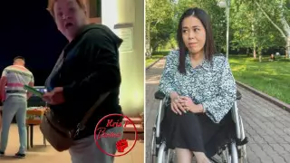 Алматинка объяснила причину "нападения" на девушку-инвалида в парке