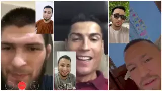 Жайдарманшы Роналду, Нурмагомедов және МакГрегормен "видео арқылы сөйлесті"