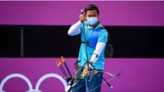 Казахстанский лучник Санжар Мусаев выступил на Олимпиаде-2020