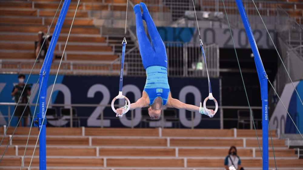 Казахстанский гимнаст занял 14-е место в первом финале Олимпиады