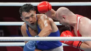 "Я отдал все силы для победы". Кункабаев о выходе в полуфинал Олимпиады