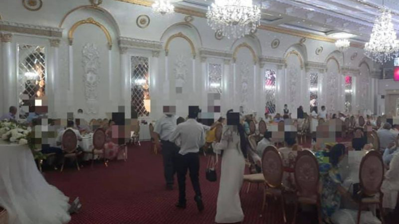 Свадьбу на 80 человек пресекли в Шымкенте