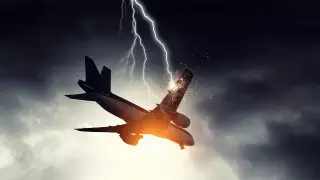 Рейс Алматы - Тбилиси вернули в аэропорт из-за вероятного удара молнии