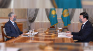 Цой отчитался перед Токаевым о ситуации с коронавирусом