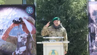 Председатель КНБ поздравил военнослужащих Пограничной службы