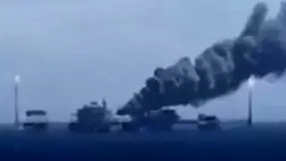 На нефтедобывающей платформе в Мексиканском заливе произошел взрыв