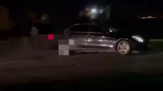 Полицейские разогнали дрифтеров у аэропорта в Атырау, выписав более 30 штрафов