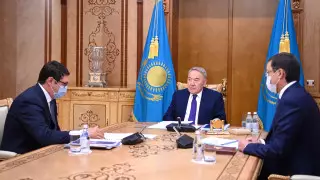 Назарбаев принял председателя правления АО "Самрук-Казына"