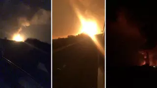 Новые взрывы в Жамбылской области попали на видео